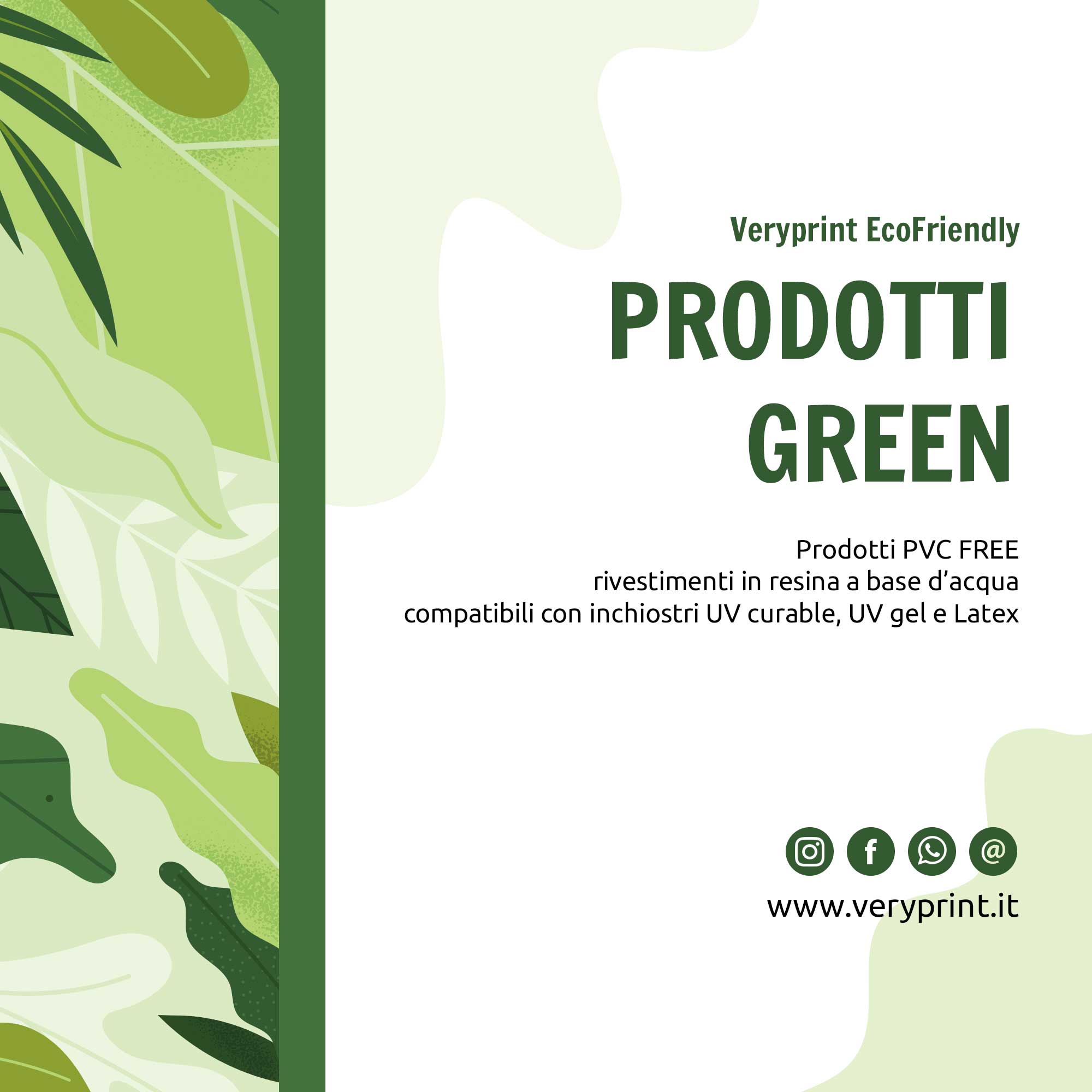 Perché scegliere prodotti GREEN?