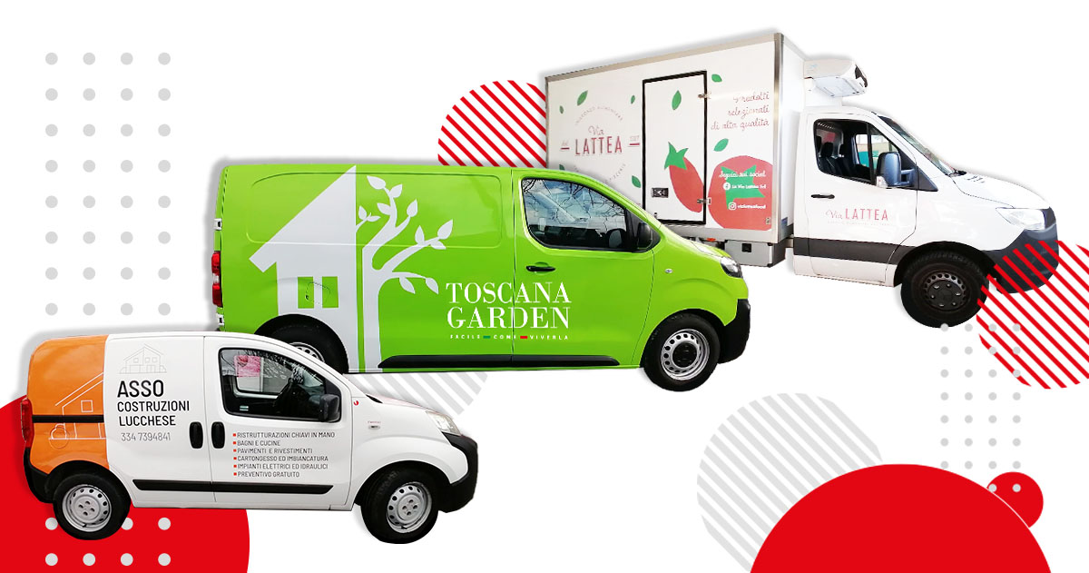 Trasforma i tuoi veicoli in potenti strumenti di marketing con la personalizzazione grafica