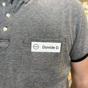 Porta nome magnetico