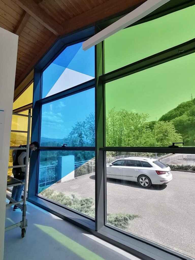 Pellicole da vetro colorate